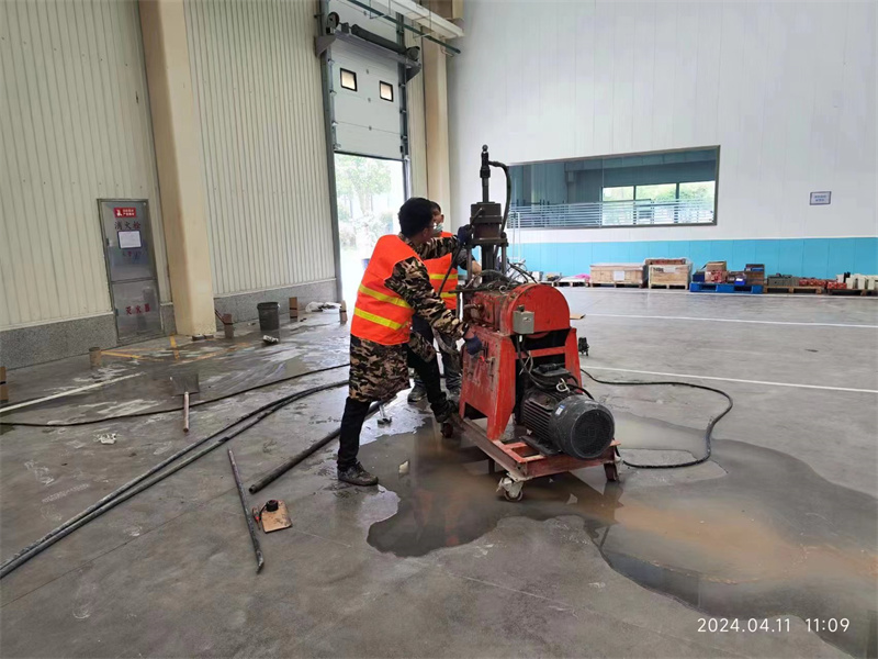 阜阳厂房地面下沉塌陷注浆加固施工